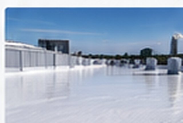 Illustrative commercial roof coating